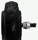 A rubber-tyred BLDC hub motor